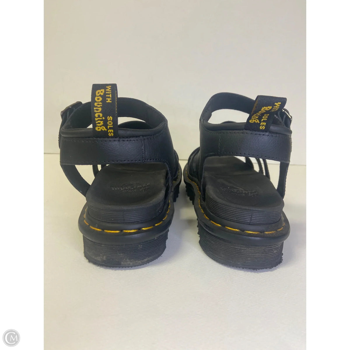 Sandals Designer By Dr Martens In Black, Size: 11