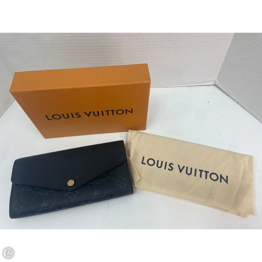 Wallet Luxury Designer By Louis Vuitton, Size: Large
