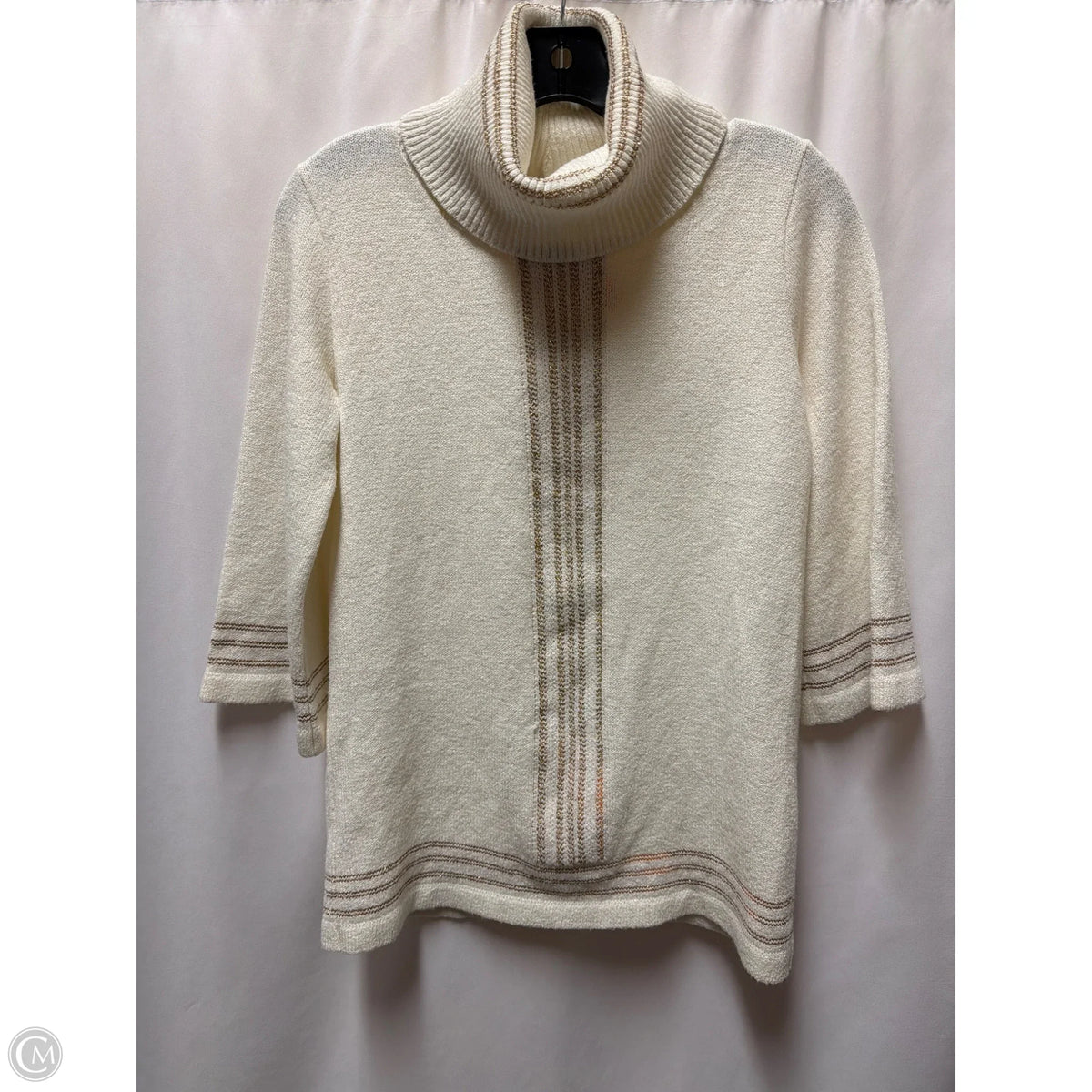 Sweater By Clothes Mentor In Cream, Size: S