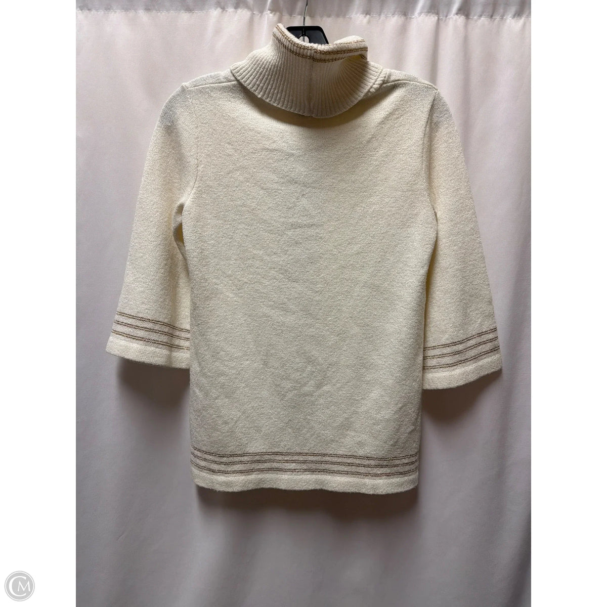 Sweater By Clothes Mentor In Cream, Size: S
