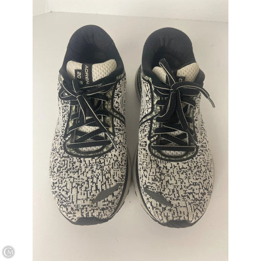 Shoes Athletic By Brooks In Black & White, Size: 7