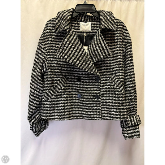 Blazer By Clothes Mentor In Black & White, Size: M