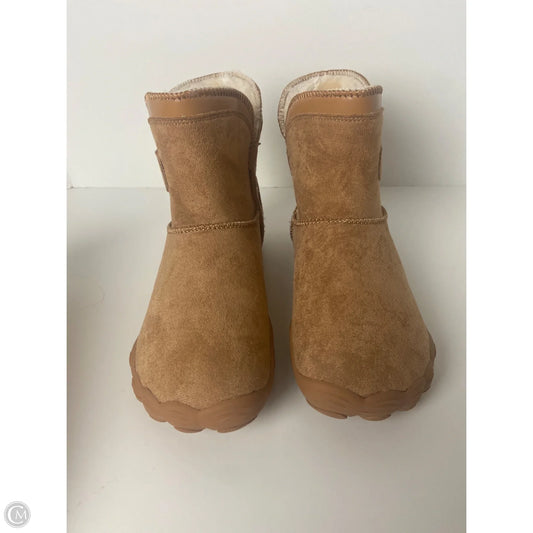 Boots Ankle Flats By Clothes Mentor In Brown, Size: 8.5