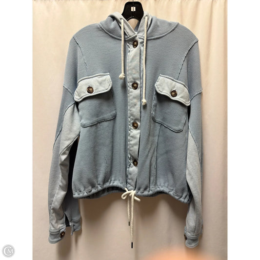 Sweatshirt Hoodie By Como Vintage In Blue, Size: Xl