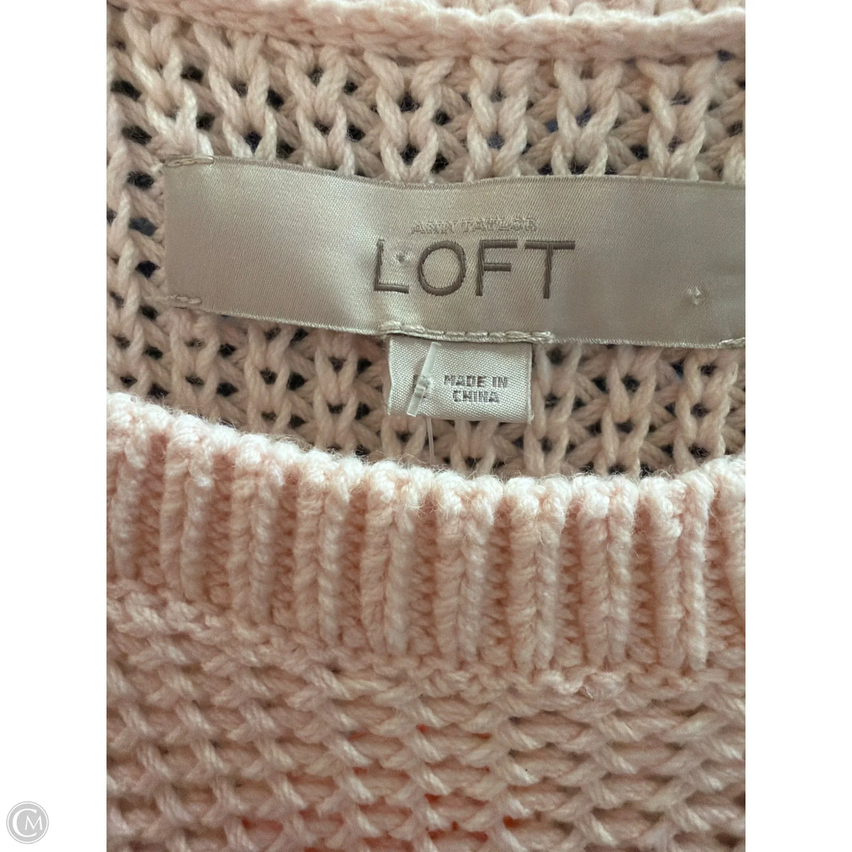 Sweater By Loft In Pink, Size: L