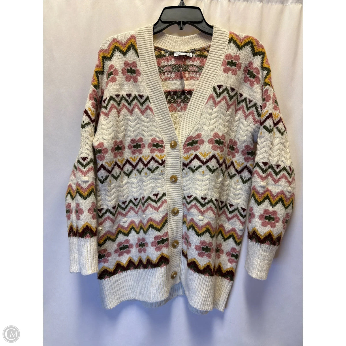 Cardigan By Dex In Tan, Size: S