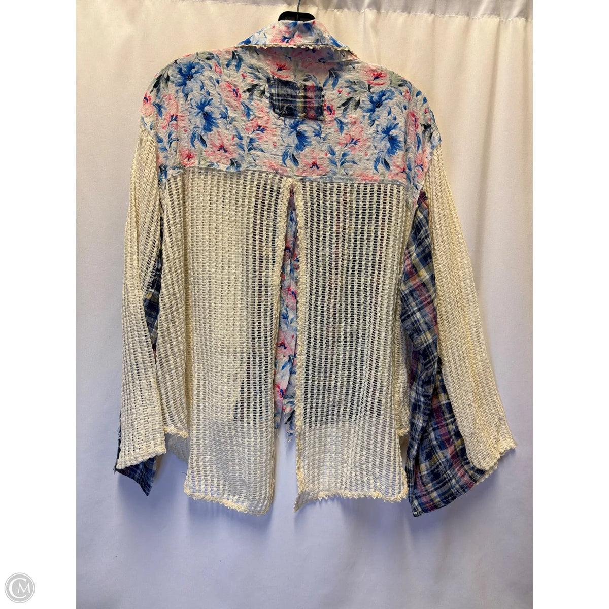 Top Long Sleeve By Pol In Blue, Size: M