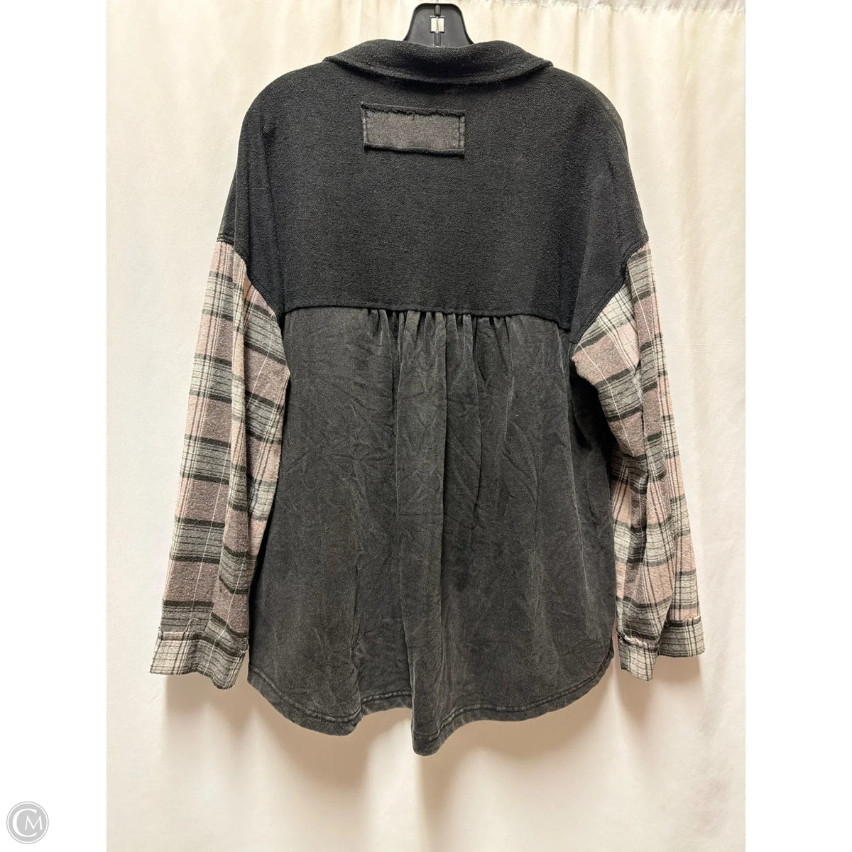 Jacket Shirt By Eesome In Black, Size: L
