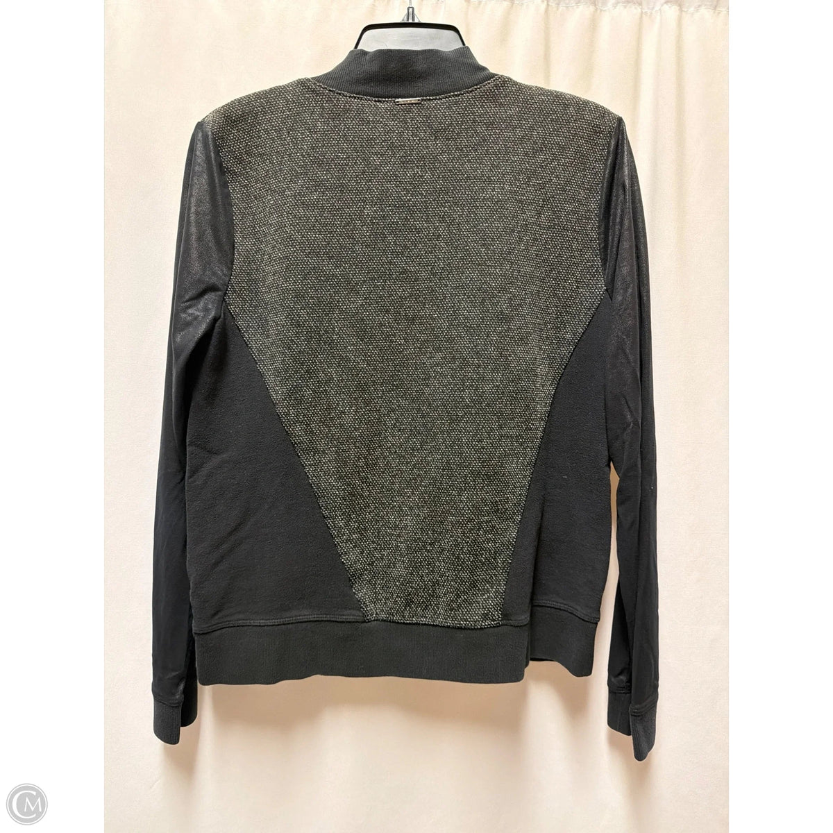 Jacket Shirt By Calvin Klein In Black, Size: L