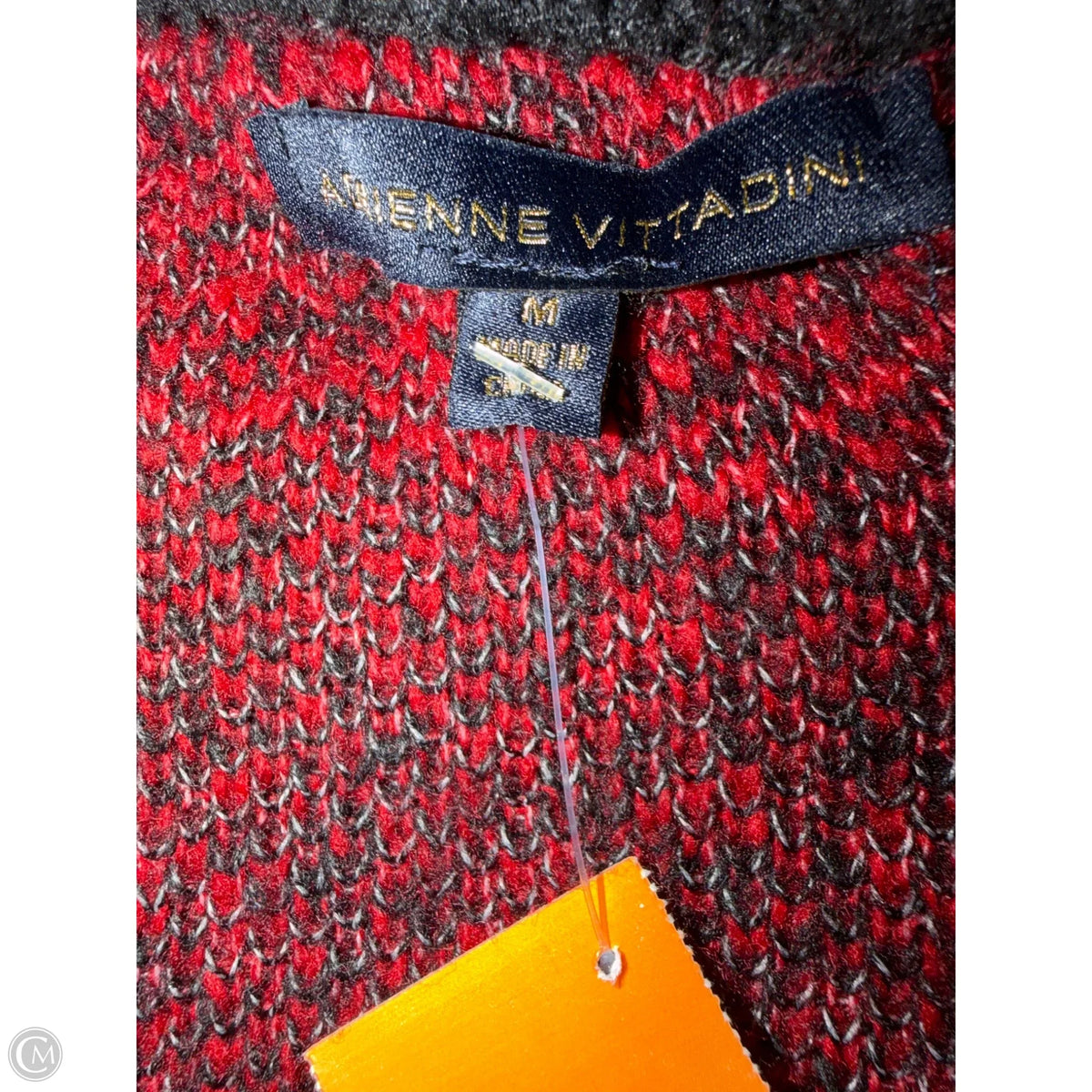 Jacket Other By Adrienne Vittadini In Red, Size: M