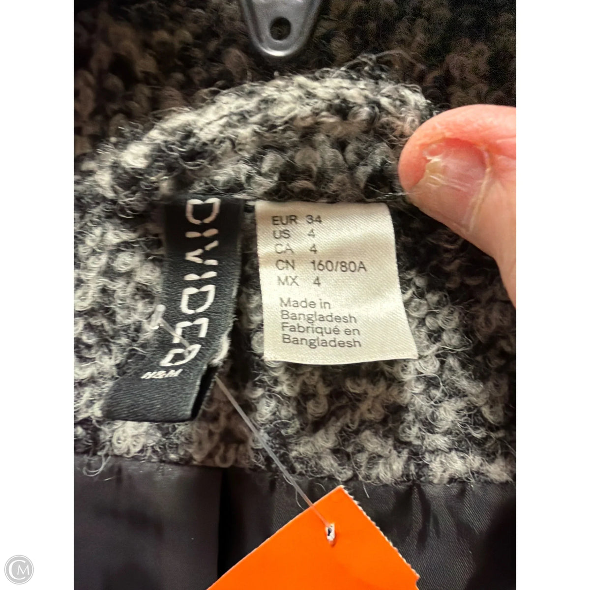 Coat Other By Divided In Grey, Size: S