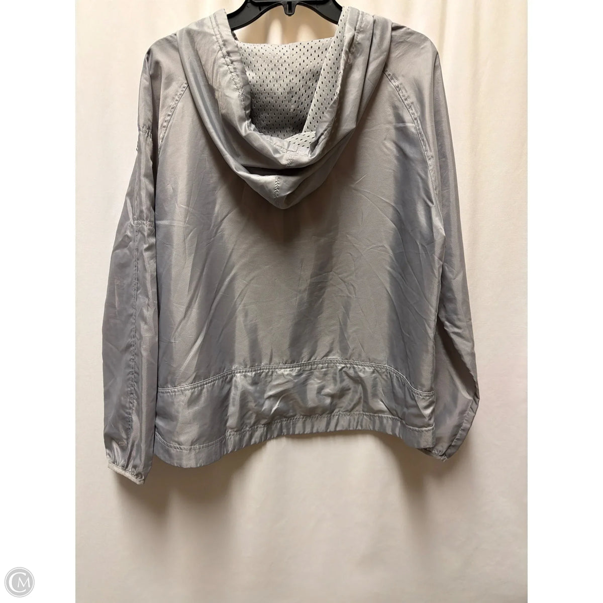 Athletic Jacket By Champion In Grey, Size: M