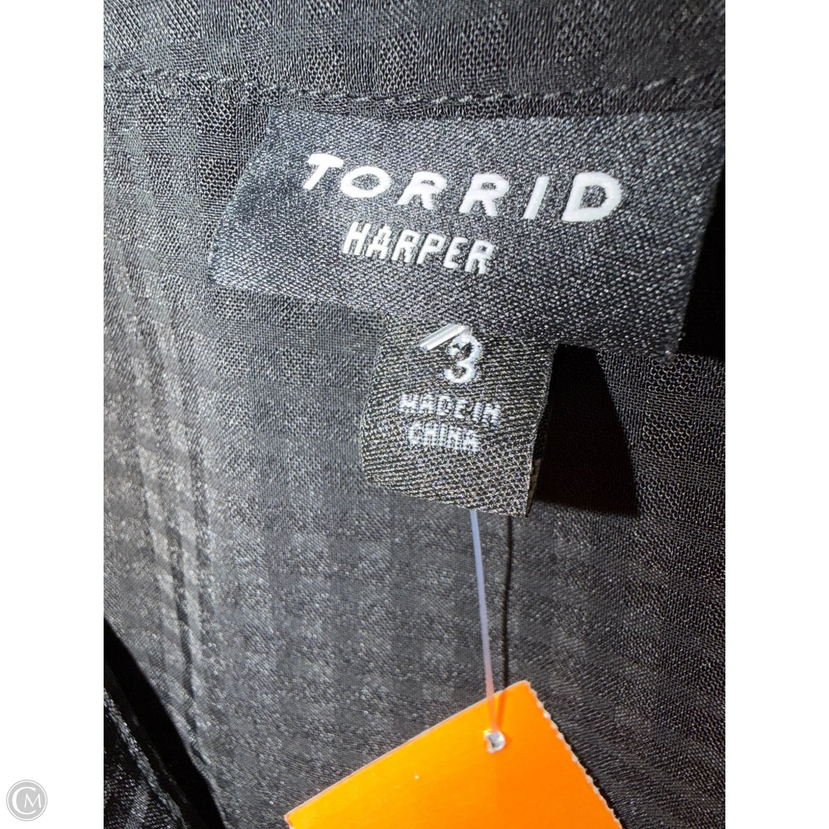 Top Long Sleeve By Torrid In Black, Size: 3x