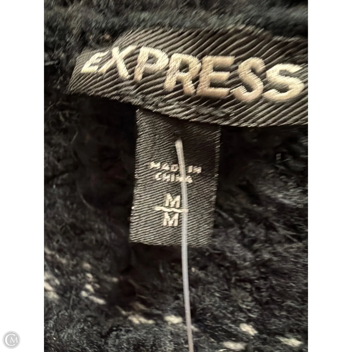 Sweater By Express In Black & White, Size: M
