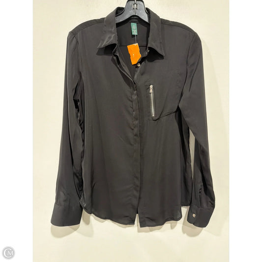 Top Long Sleeve By Ralph Lauren In Black, Size: M