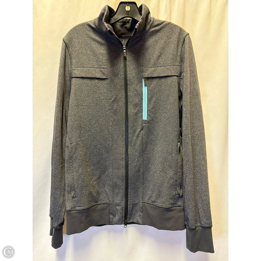Athletic Jacket By Lululemon In Grey, Size: M