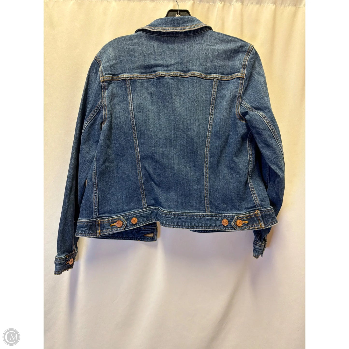 Jacket Denim By Talbots In Blue Denim, Size: Mp