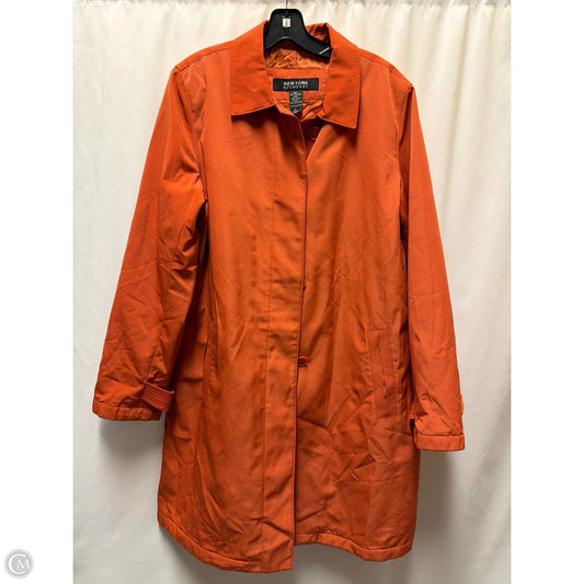 Coat Other By New York And Co In Orange, Size: L