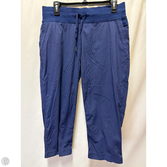Capris By Lululemon In Blue, Size: 8