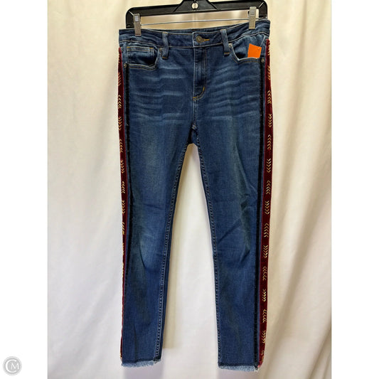 Jeans Skinny By Miss Me In Blue Denim, Size: 6