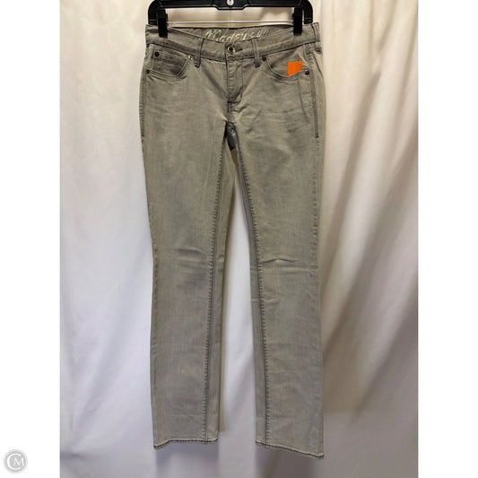 Jeans Straight By Madewell In Grey Denim, Size: 0