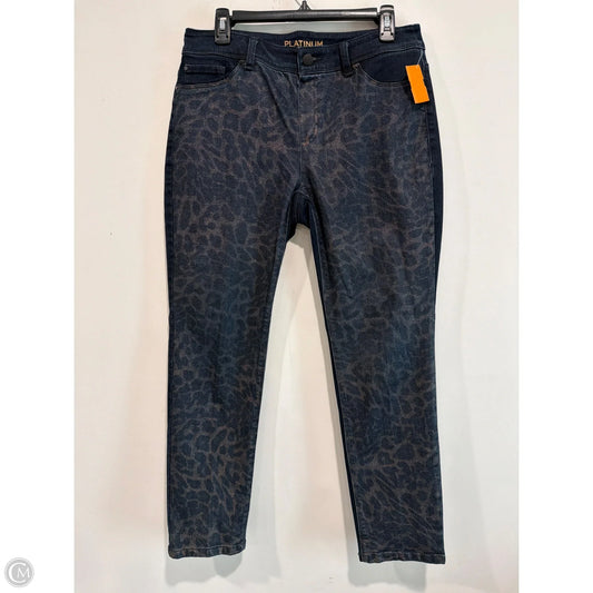 Jeans Straight By Chicos In Blue Denim, Size: 6