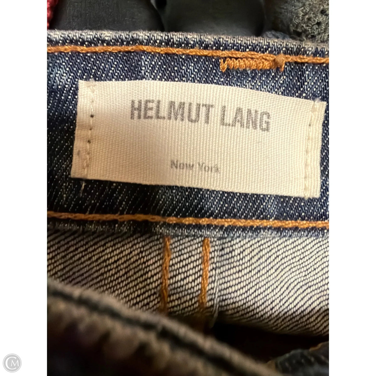 Jeans Straight By Helmut Lang In Blue Denim, Size: 2