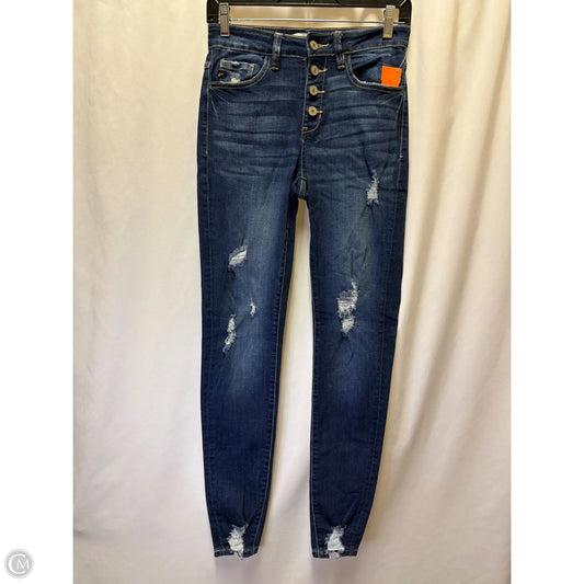 Jeans Skinny By Kancan In Blue Denim, Size: 2