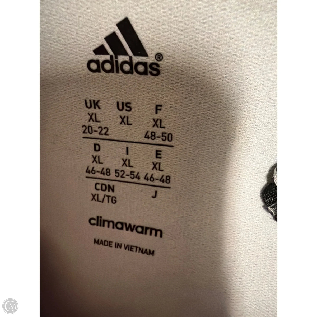 Athletic Jacket By Adidas In Grey, Size: Xl