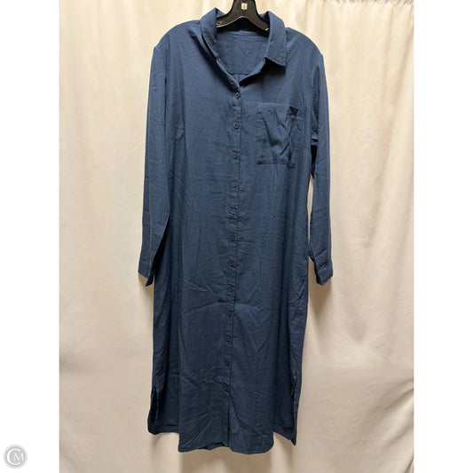 Dress Casual Maxi By Clothes Mentor In Navy, Size: Xl