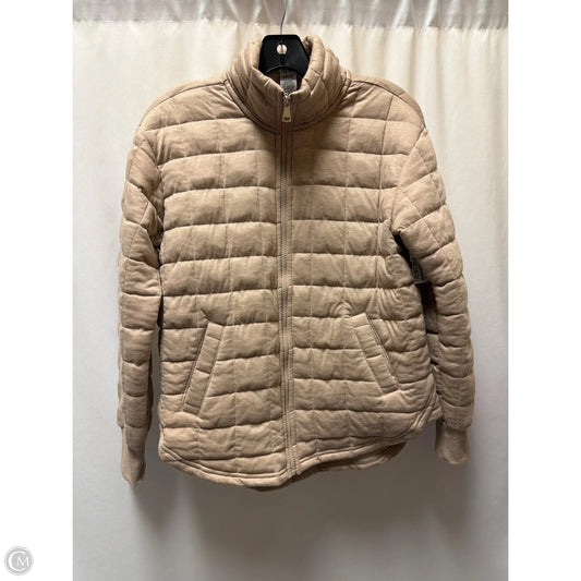 Vest Puffer & Quilted By Clothes Mentor In Beige, Size: M