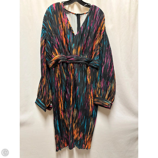 Dress Casual Maxi By Clothes Mentor In Multi-colored, Size: 2x