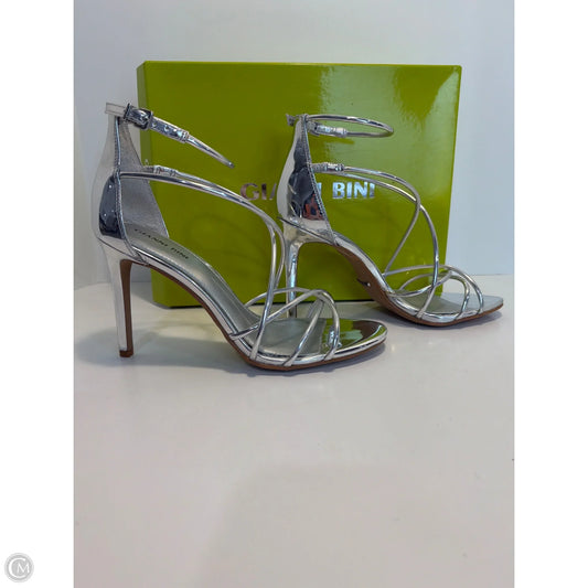 Shoes Heels Stiletto By Gianni Bini In Gold, Size: 9.5