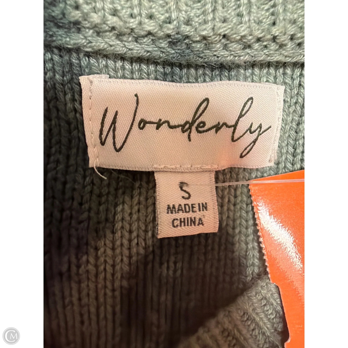 Sweater By Wonderly In Green, Size: S