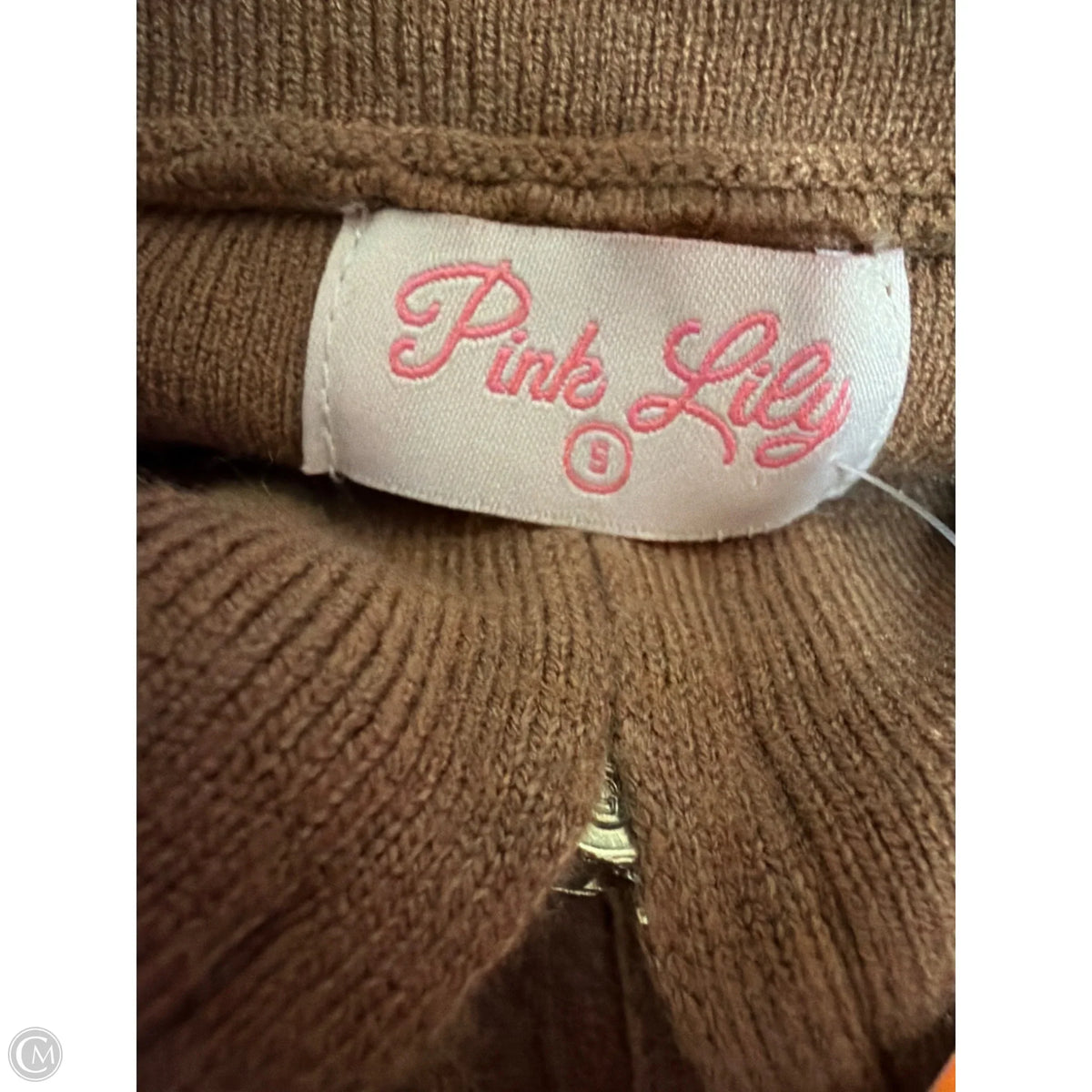 Sweater By Pink Lily In Brown, Size: S