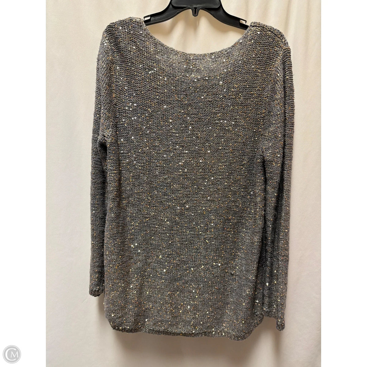 Sweater By Chicos In Grey, Size: S