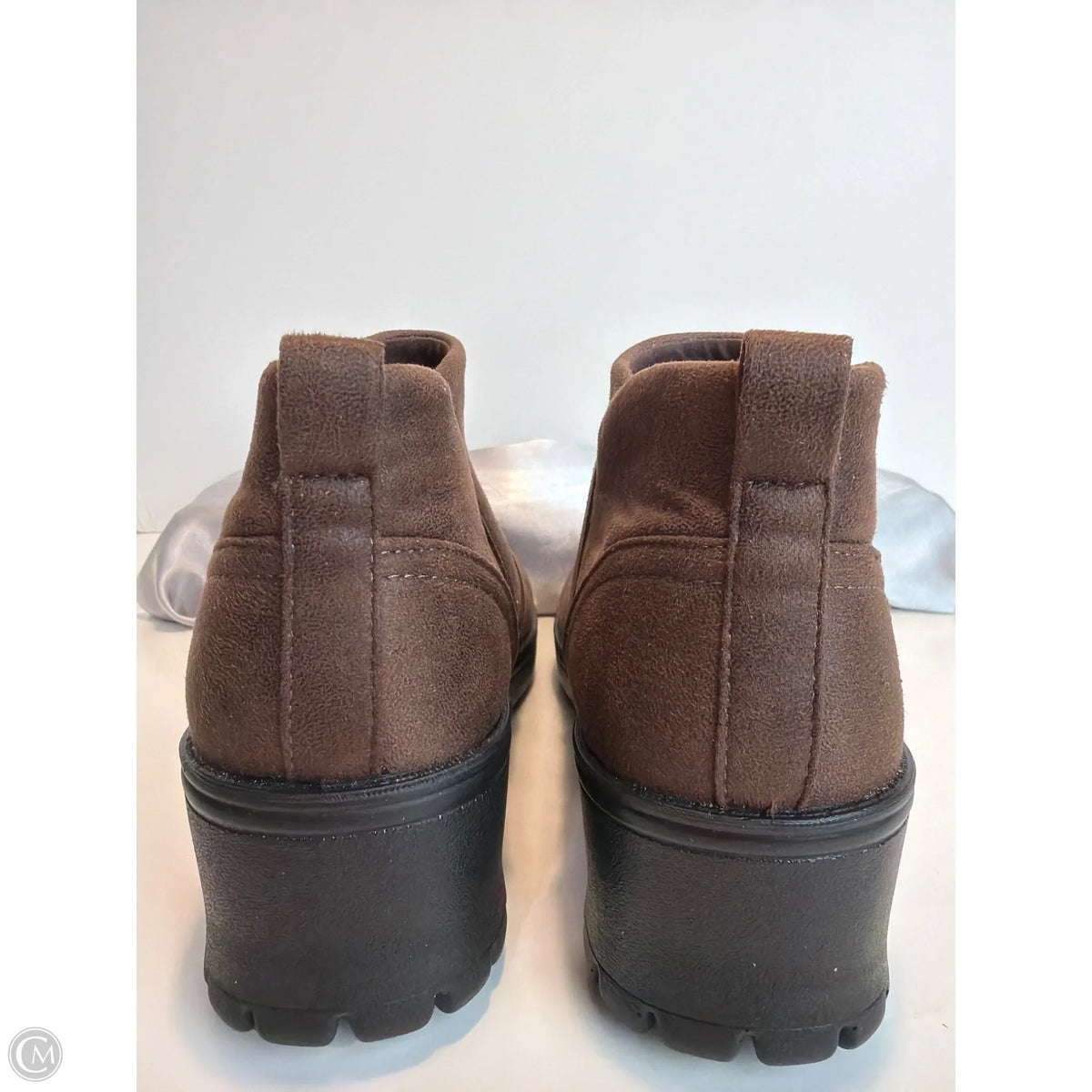 Boots Ankle Flats By Bzees In Brown, Size: 6.5
