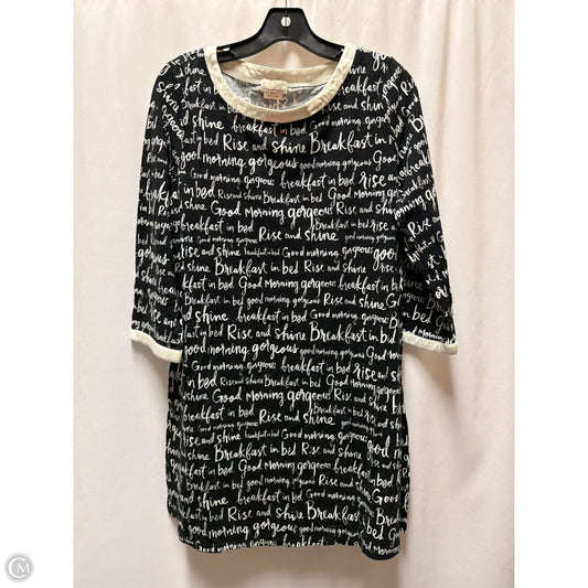 Pajamas Designer By Kate Spade In Black, Size: Xl