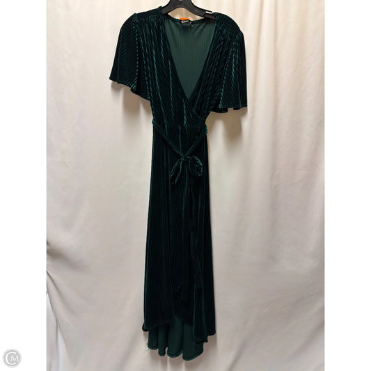 Dress Casual Midi By Simplee In Green, Size: S