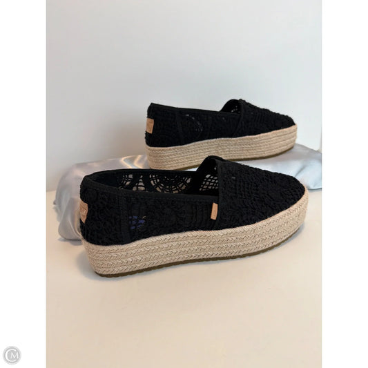 Shoes Flats By Toms In Black, Size: 7.5