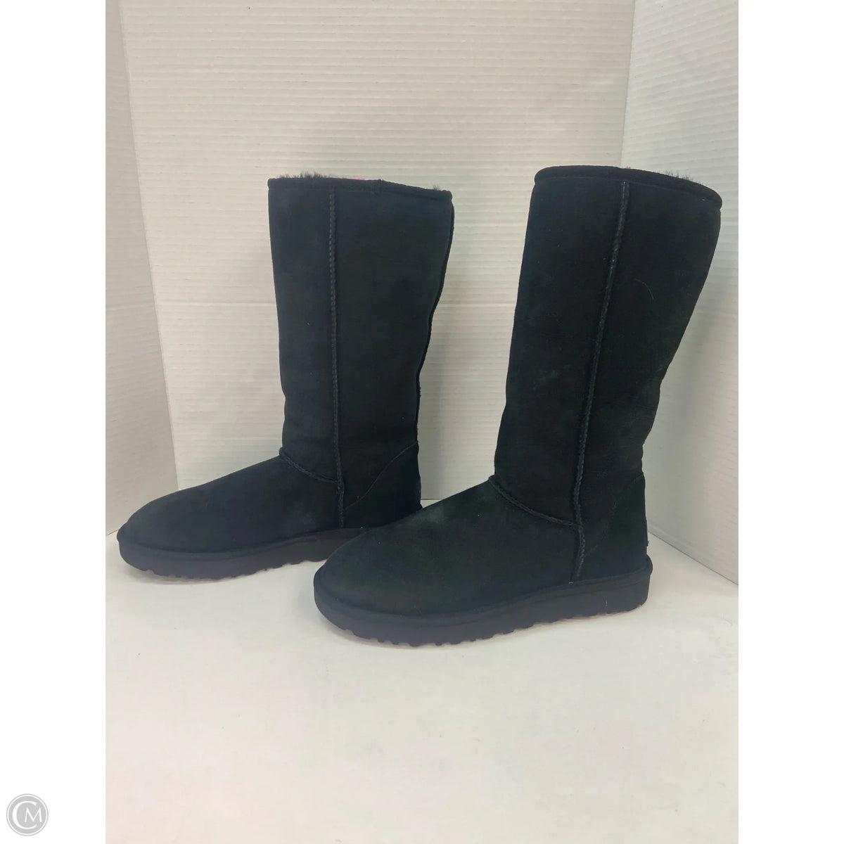 Boots Designer By Ugg In Black, Size: 8