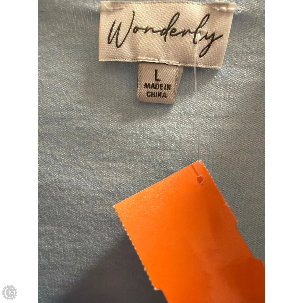 Sweater By Wonderly In Blue, Size: L