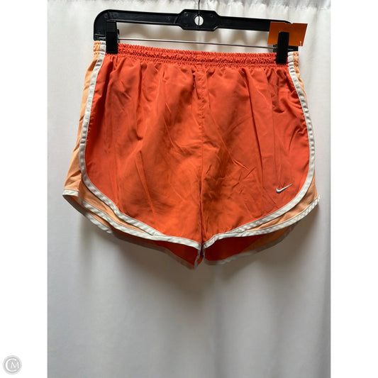 Athletic Shorts By Nike In Orange, Size: M