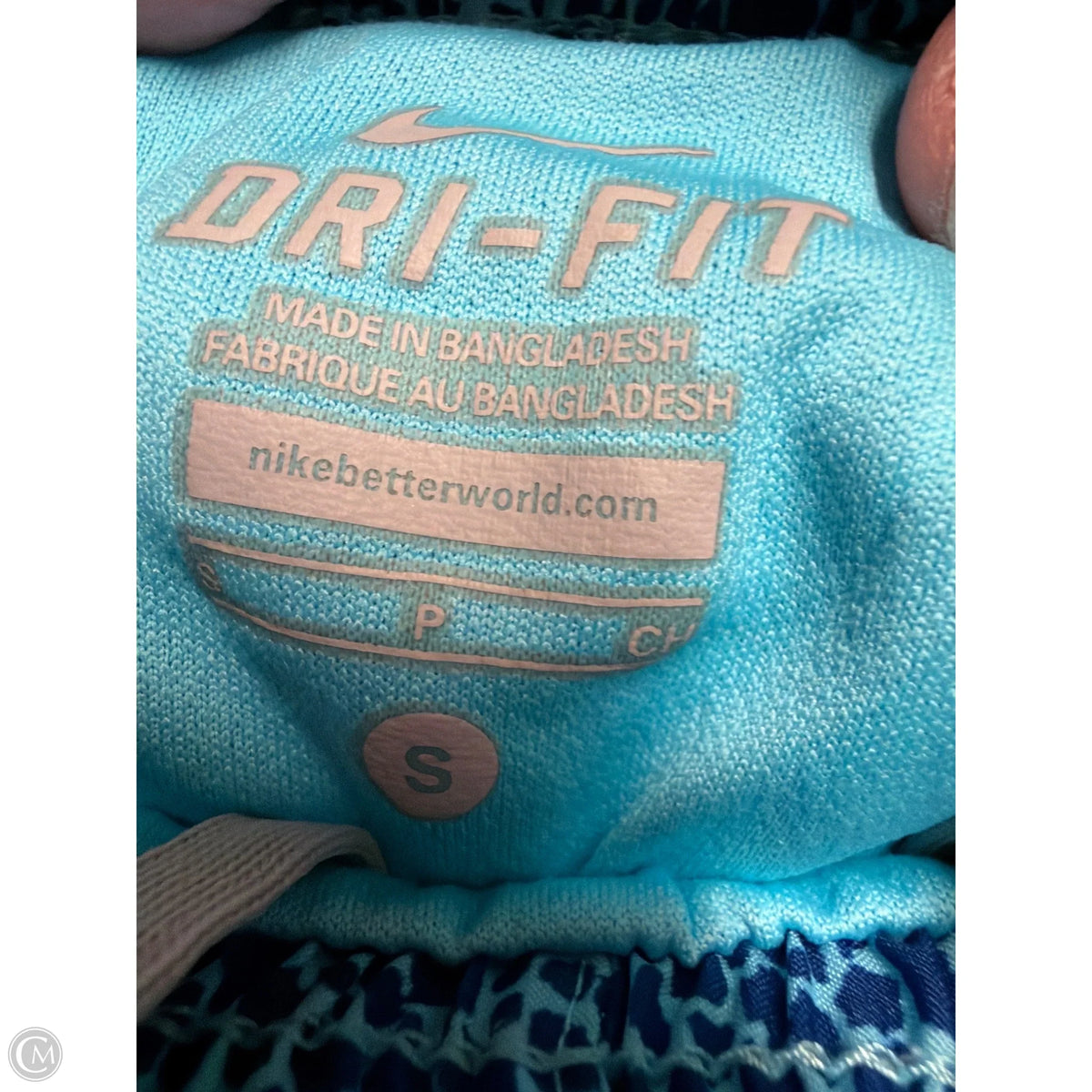 Athletic Shorts By Nike In Blue, Size: S