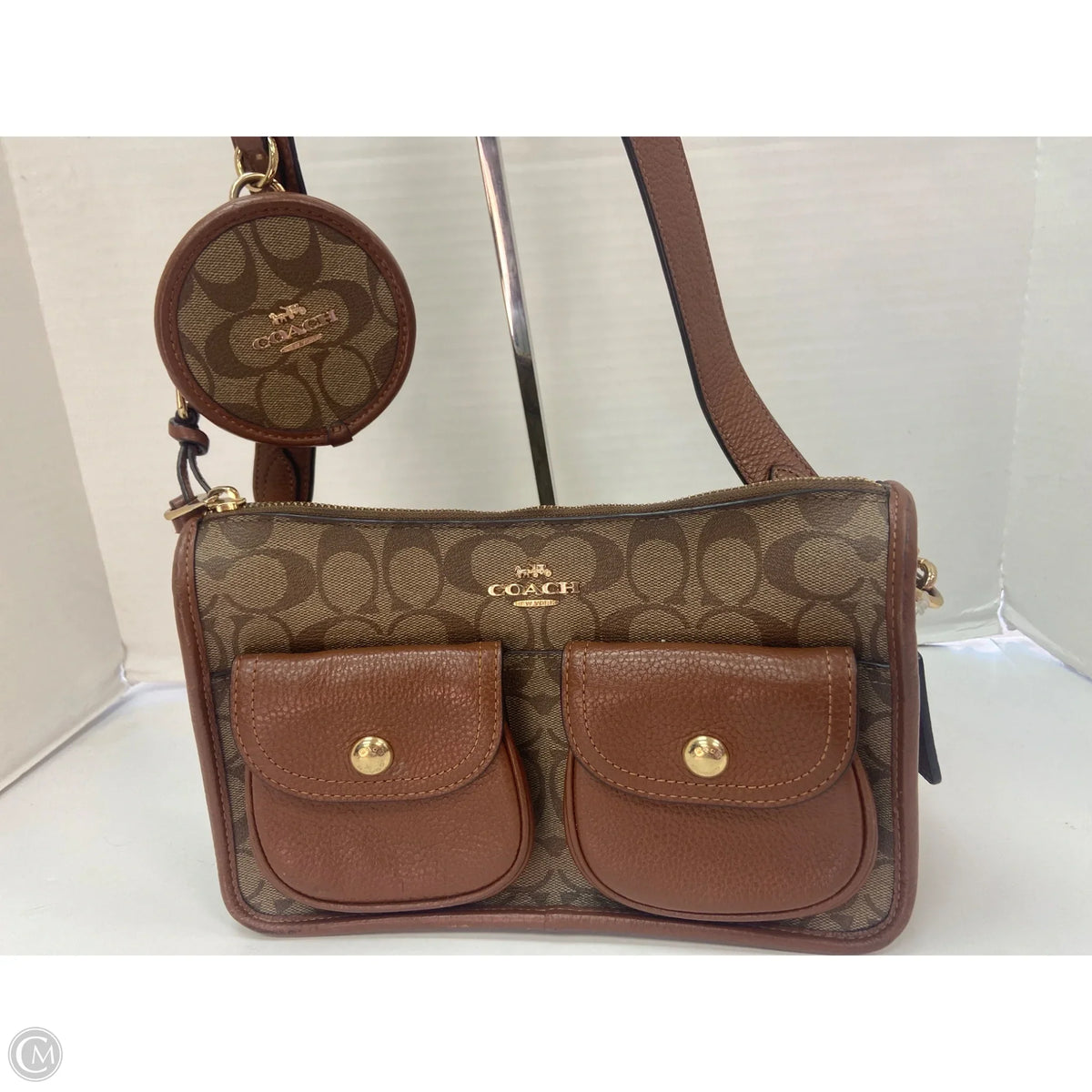 Crossbody Designer By Coach, Size: Medium
