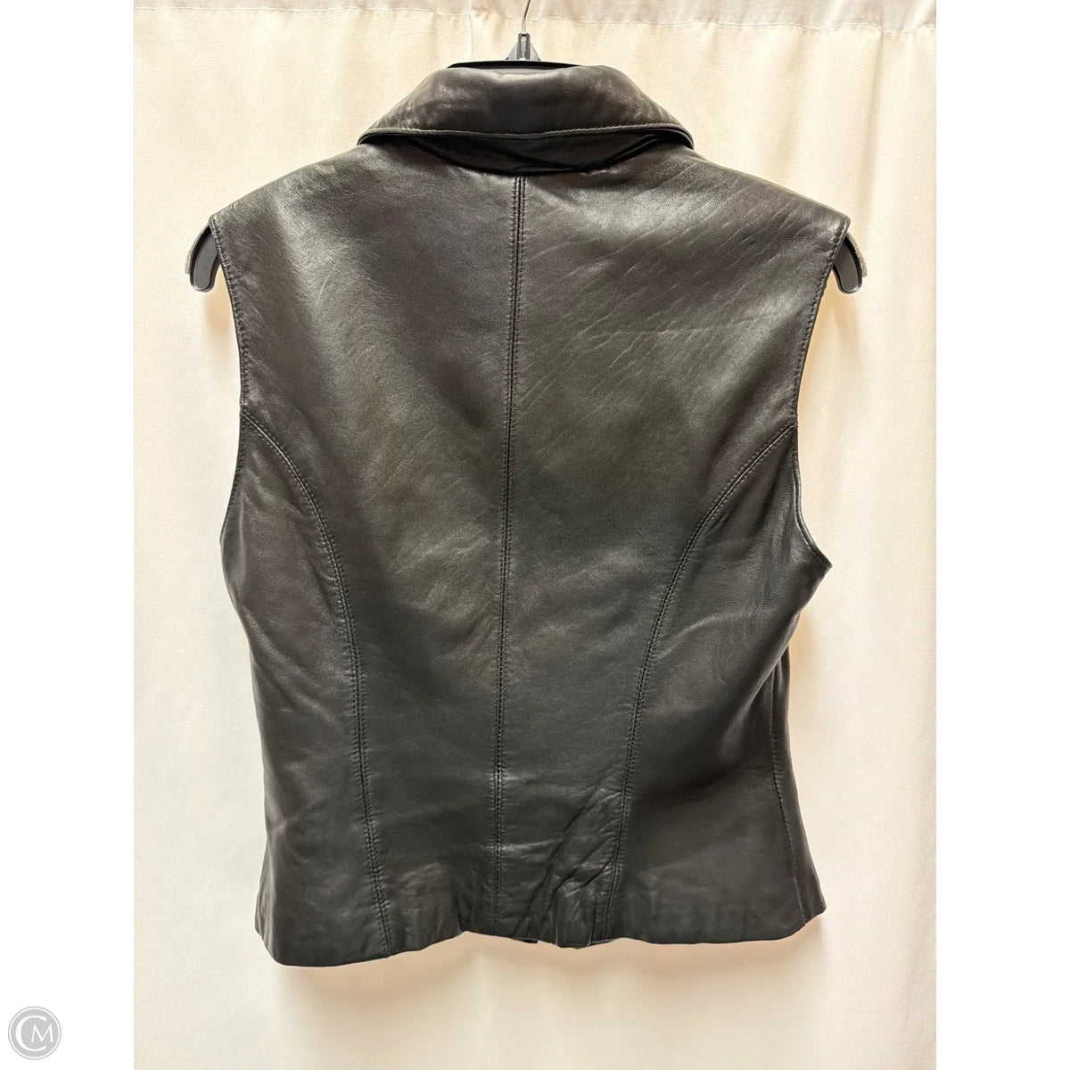 Vest Leather By Clothes Mentor, Size: Small