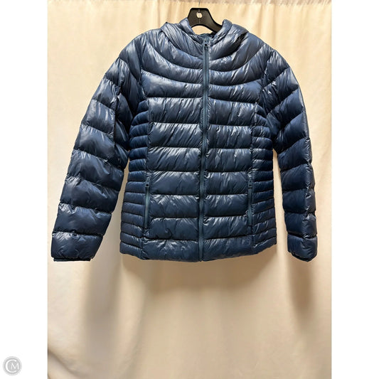 Coat Puffer & Quilted By 32 Degrees In Blue, Size: L