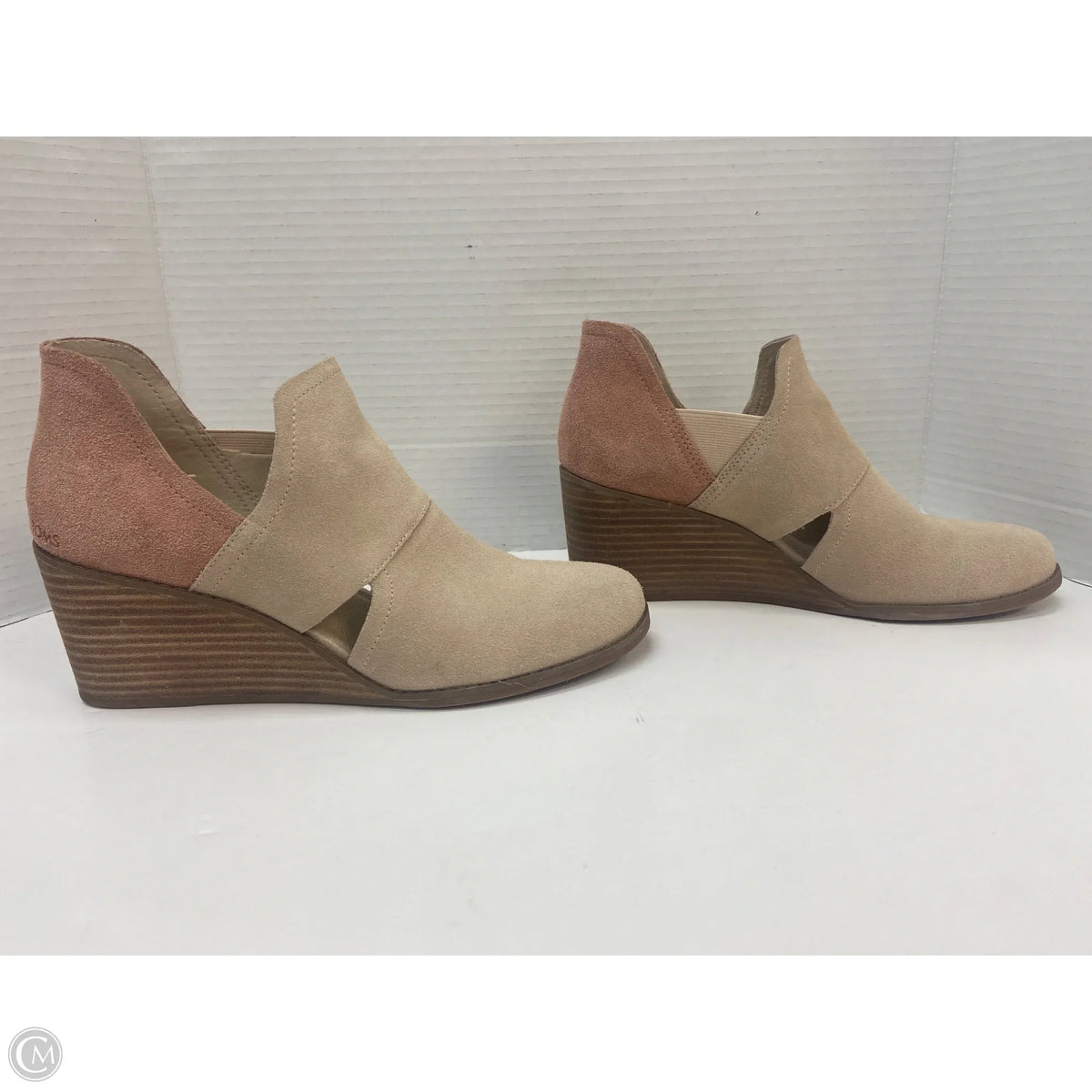 Boots Ankle Heels By Toms In Tan, Size: 9