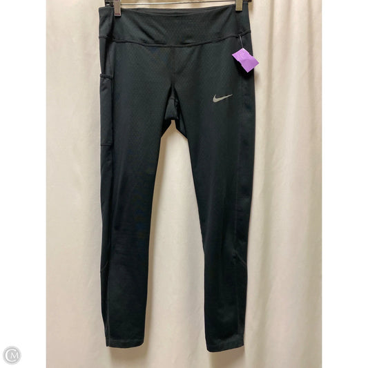 Athletic Leggings By Nike In Black, Size: M