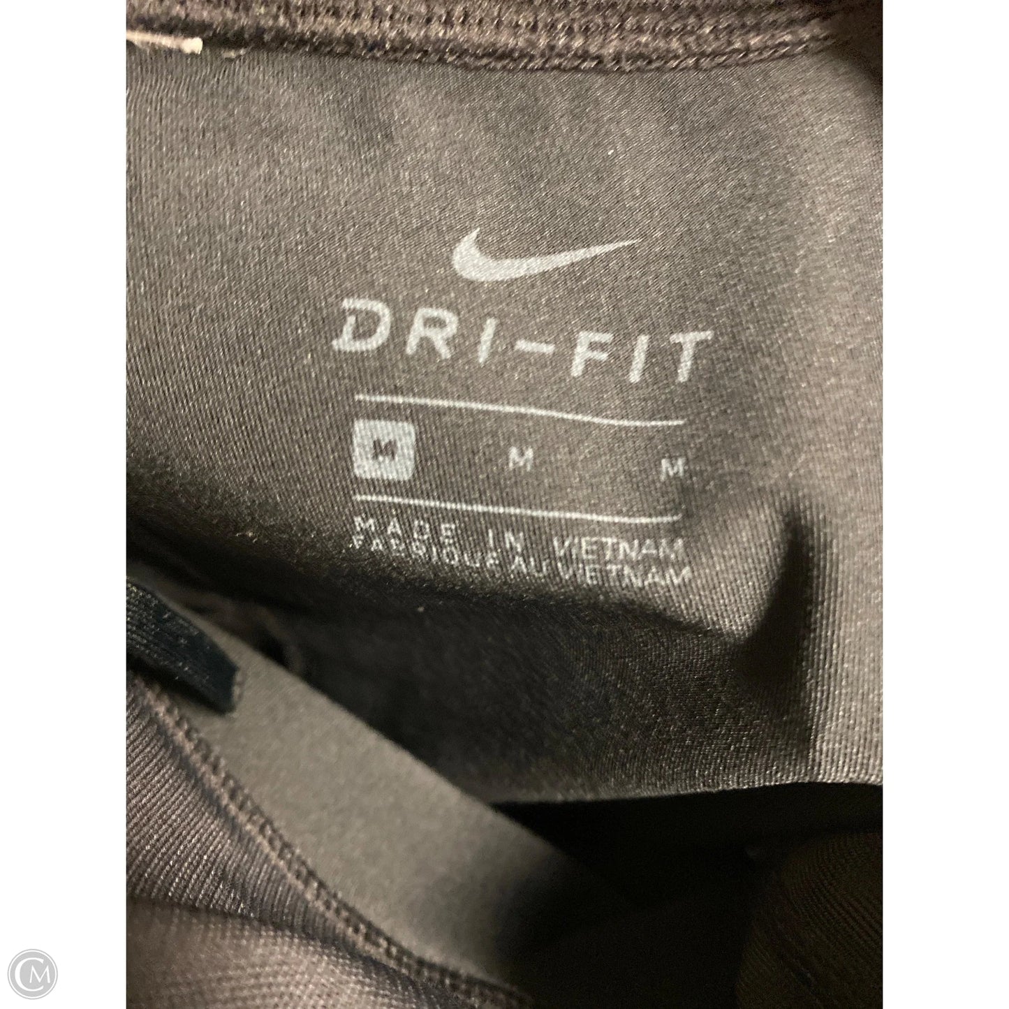 Athletic Leggings By Nike In Black, Size: M